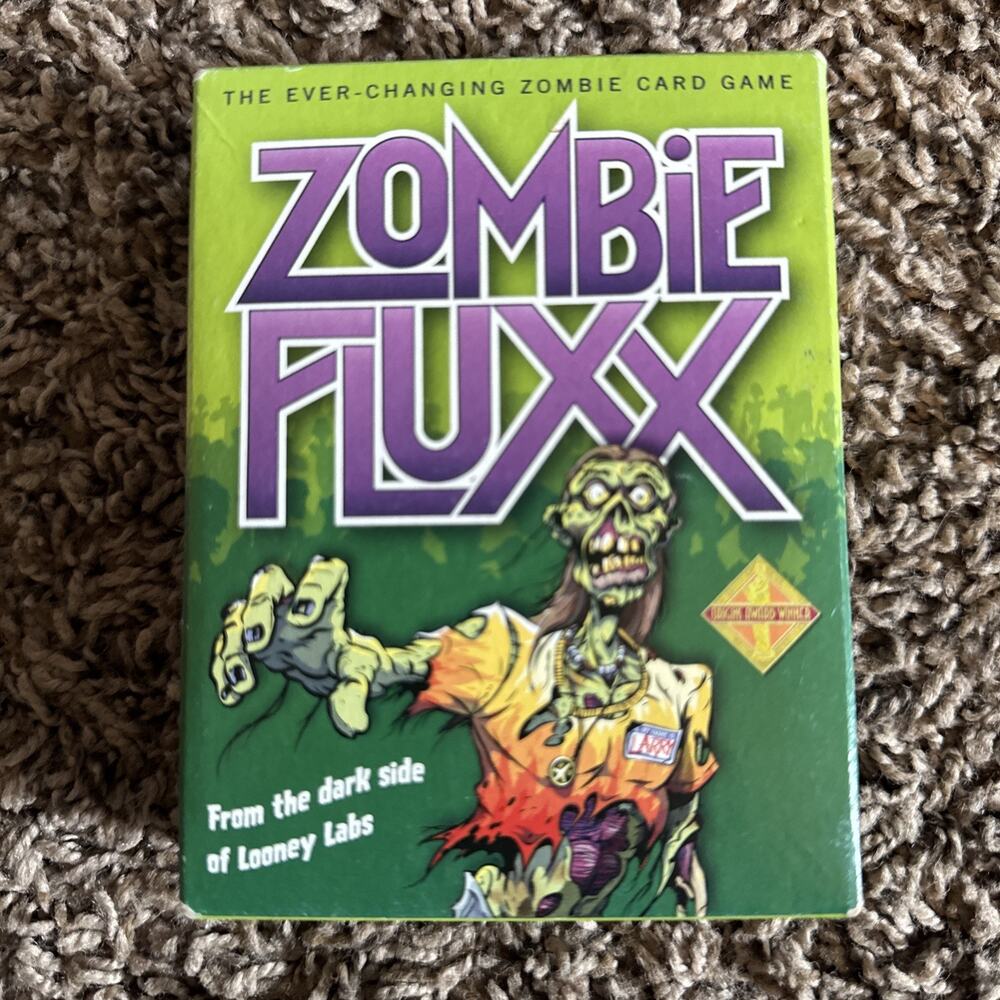 Zombie Fluxx Card Game - 100% Complete - Looney Labs